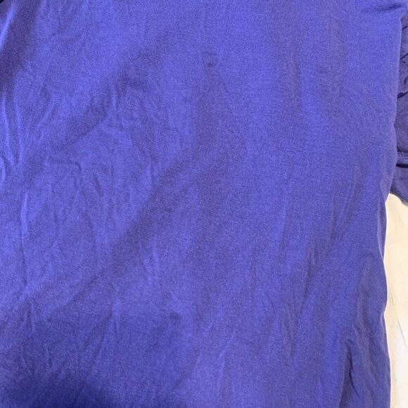 Splendid Intimates Womens Solid Purple Long Sleeve Sleep Mini Shirt Dress Small - Picture 4 of 4